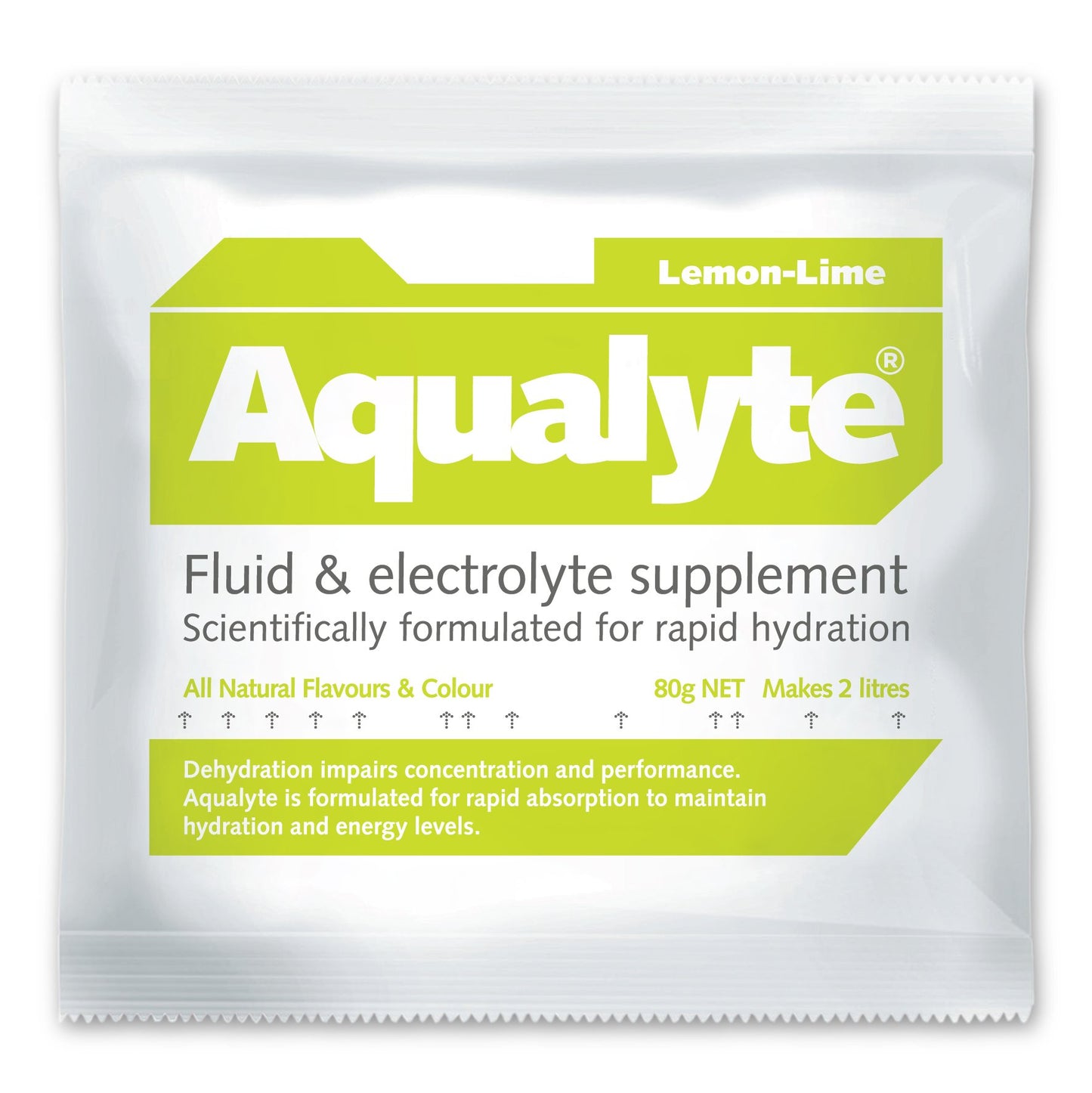 Maxisafe A-L80G20S Lemon/Lime Flavour, 80g Sachets, Box of 20