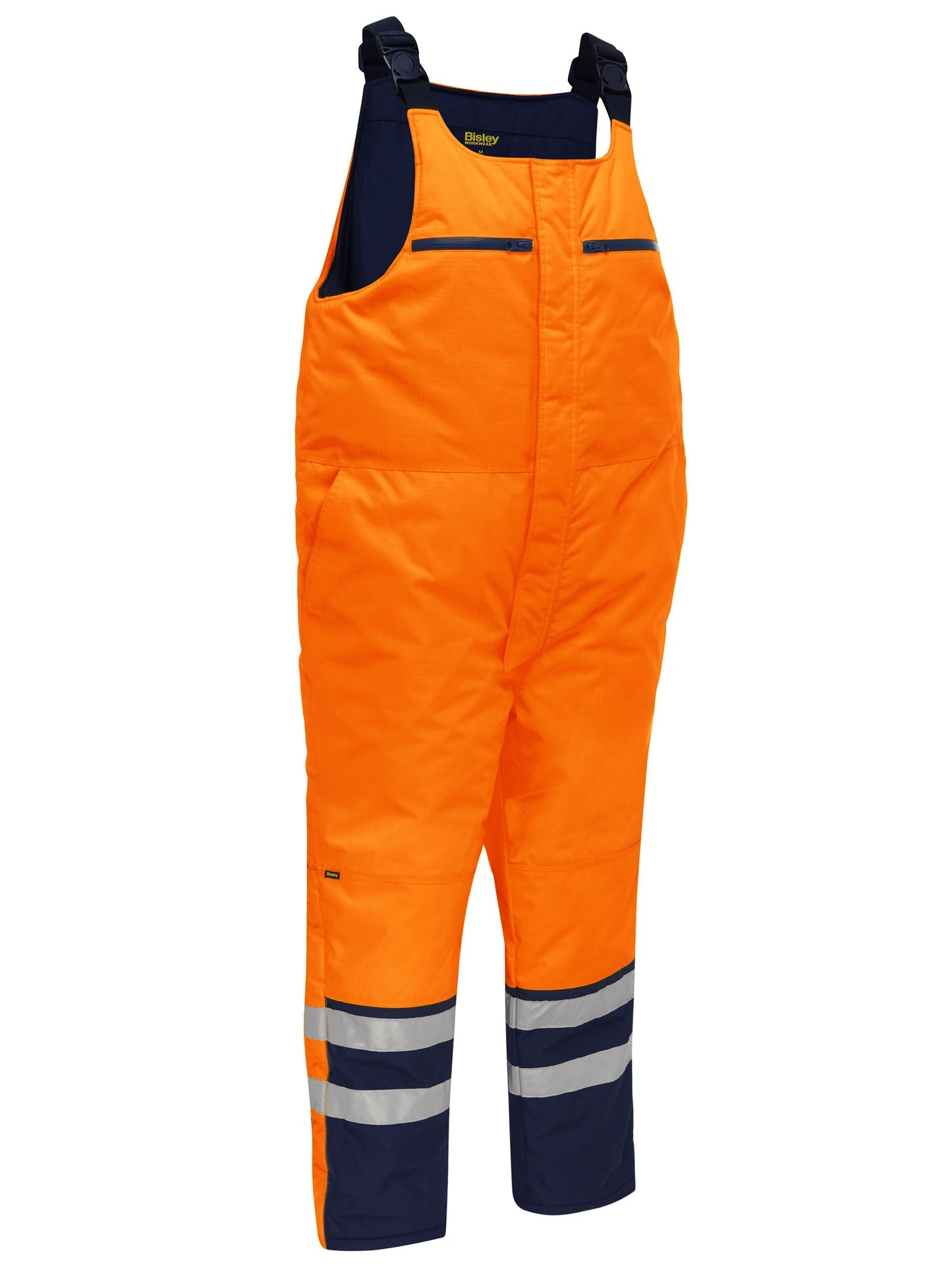 BAB6452T Taped Hi Vis Freezer Bib & Brace Coverall