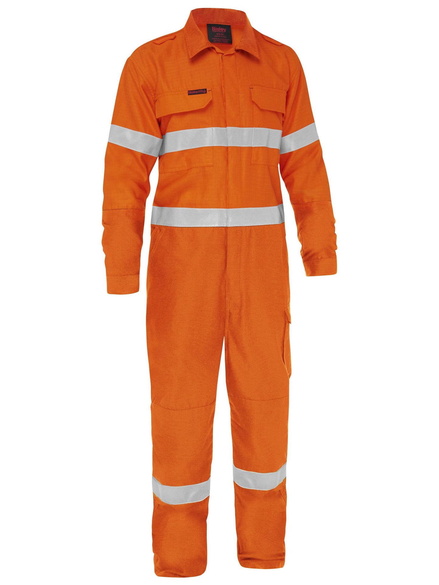 BC8478T Apex 185 Taped Hi Vis FR Ripstop Vented Coverall