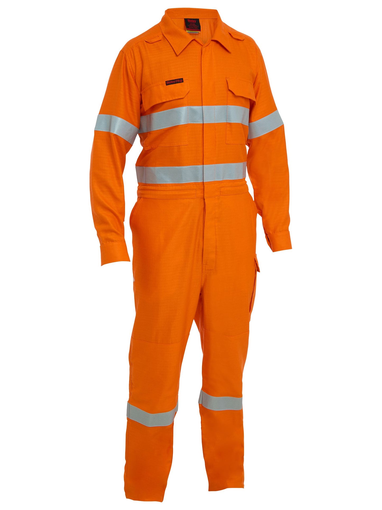 BC8479T Apex 160/185 Taped Hi Vis FR Ripstop Vented Coverall with Waist Zip Opening