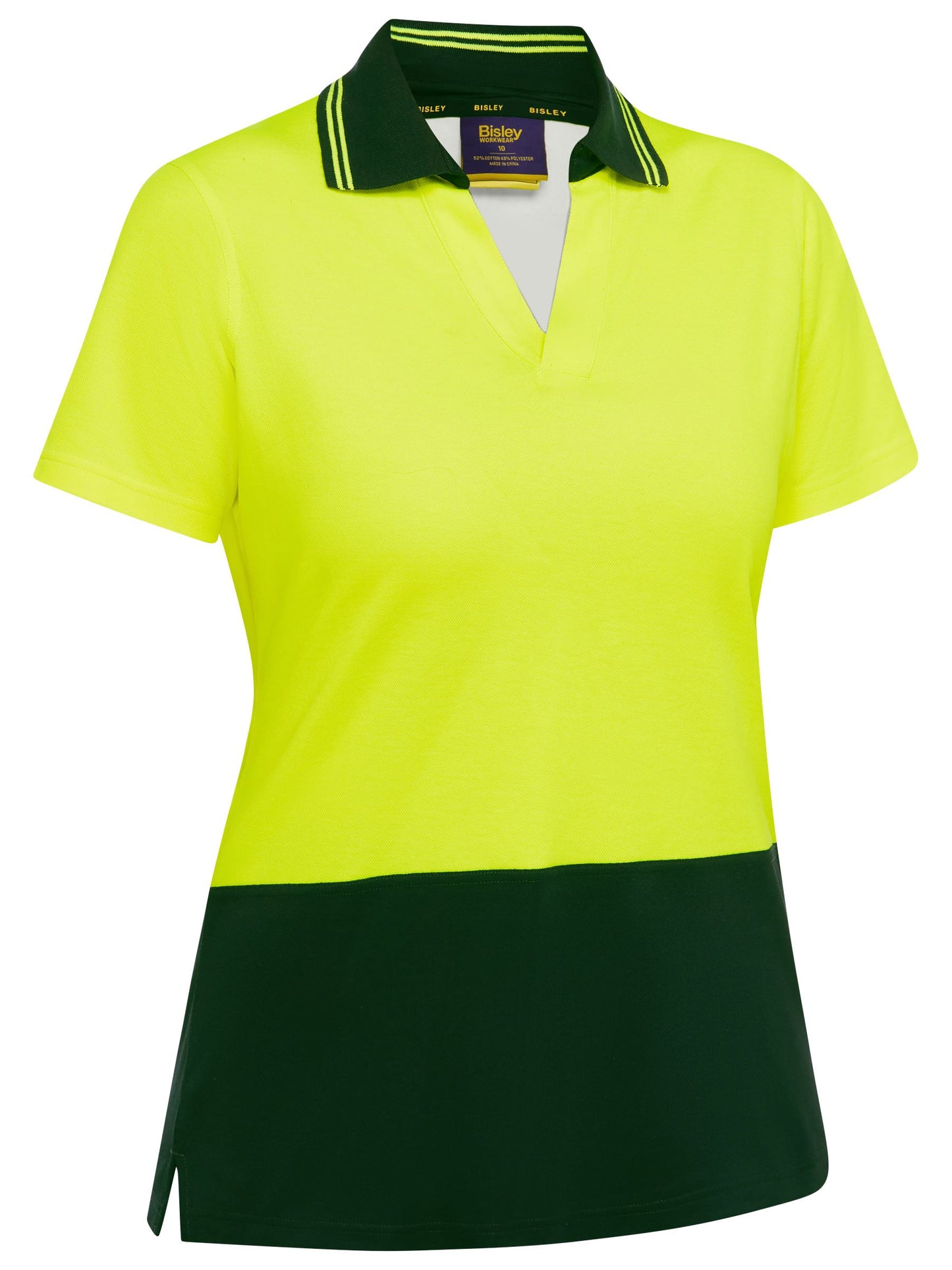 BKL1234 Women's Hi Vis V-Neck Polo