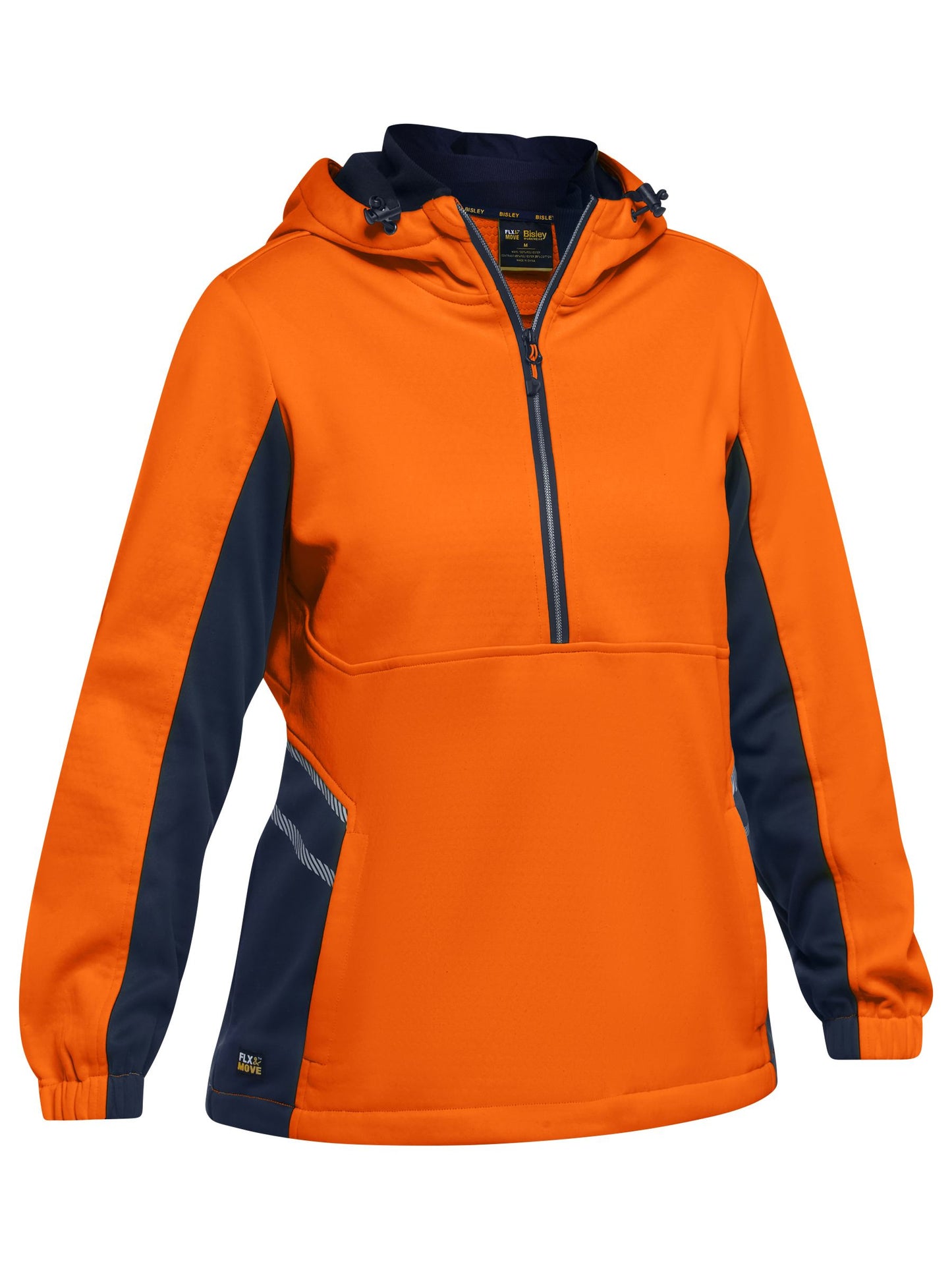 BKL6571 Women's Hi Vis Liquid Repellent Fleece Hoodie