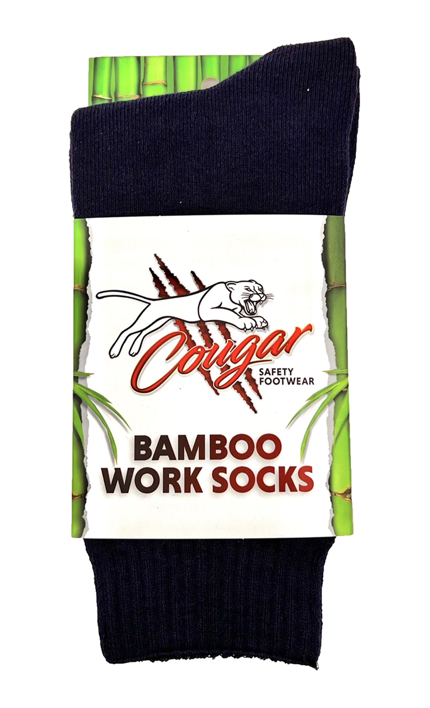 Cougar Footwear FBS851-NVY-L Men's Bamboo Socks