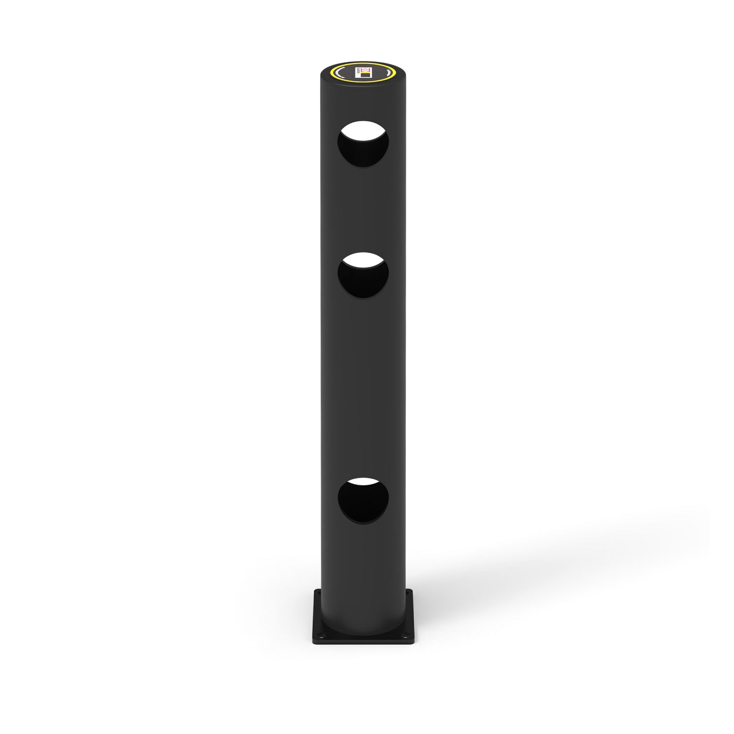 FlexGuard Triple Rail - Through Post 168mm Surface Mounted