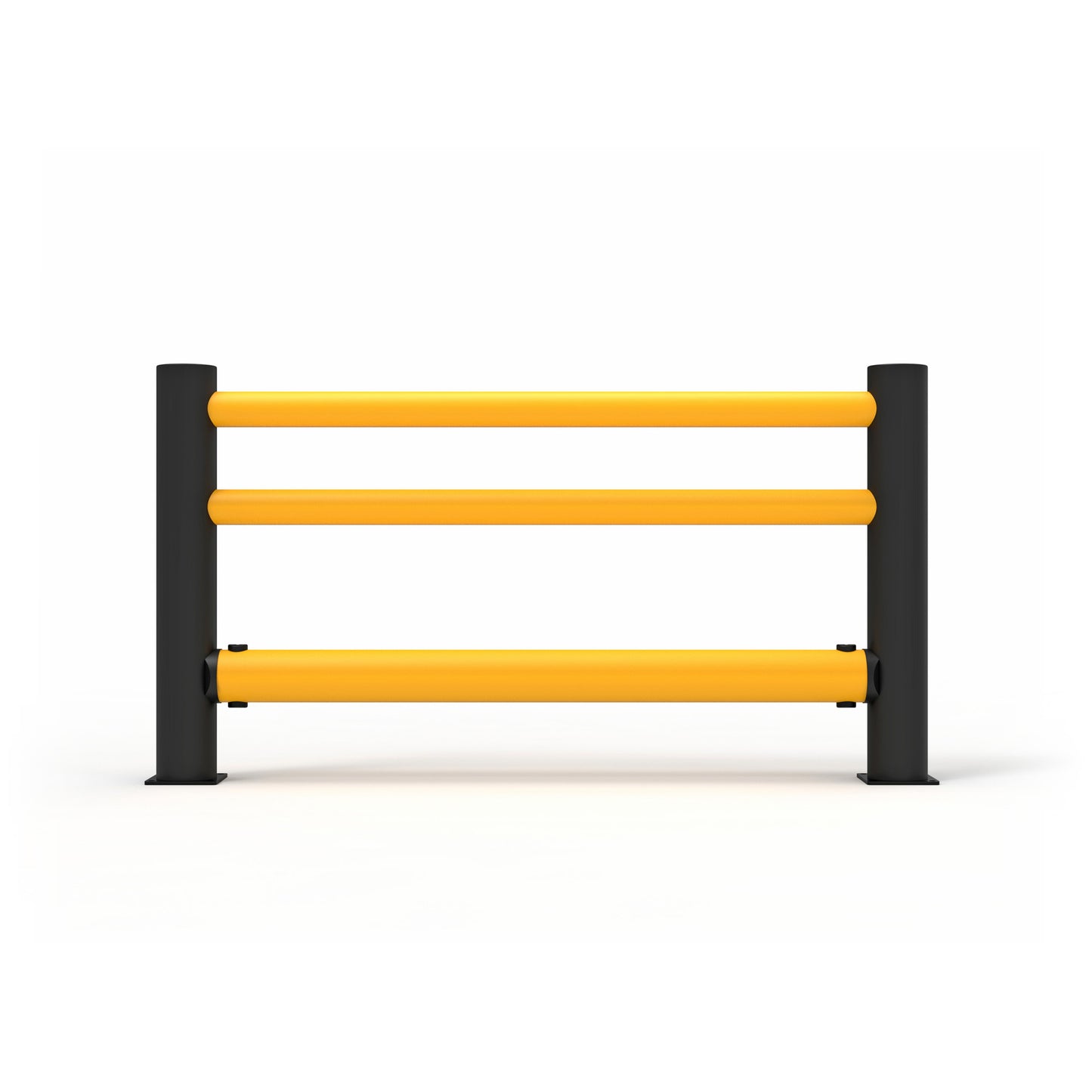 FlexGuard Triple Rail - Rails and Connector Kit to suit 168mm Post - Polymer Yellow