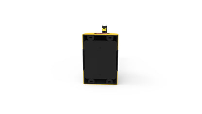 Wall Mount Retractable Belt Barrier 5m - PVC - Black/Yellow