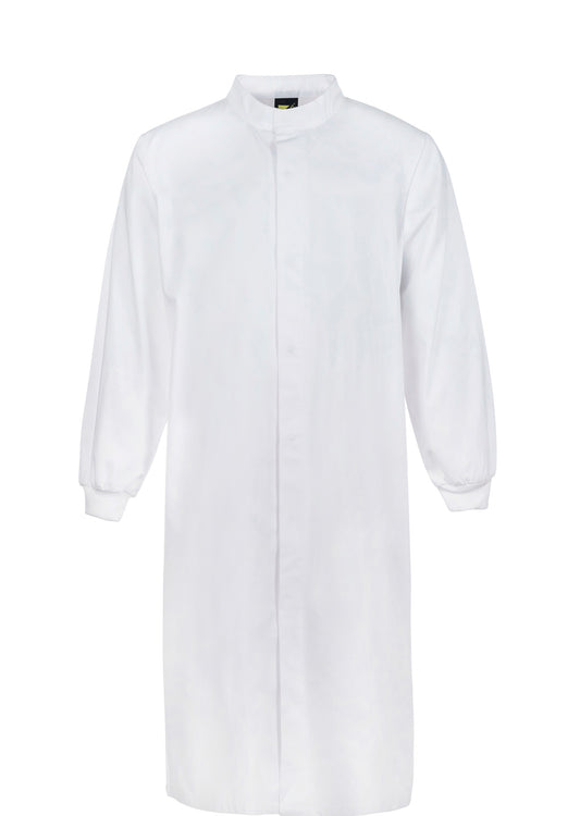 Workcraft WJ3020 Food Industry Long Length Dustcoat With Mandarin Collar in White