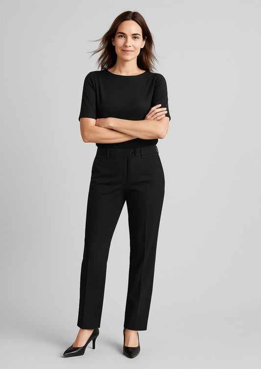 BizCorporate 14011 Womens Comfort Wool Stretch Relaxed Pant