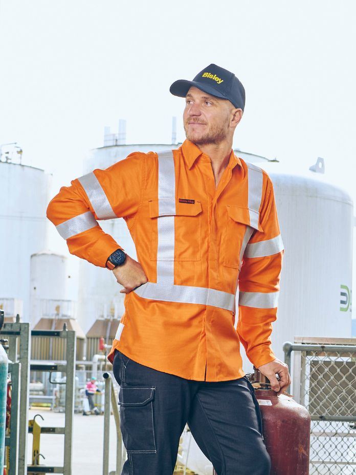BS8439XT Apex 185 X Taped Biomotion Hi Vis FR Ripstop Vented Shirt