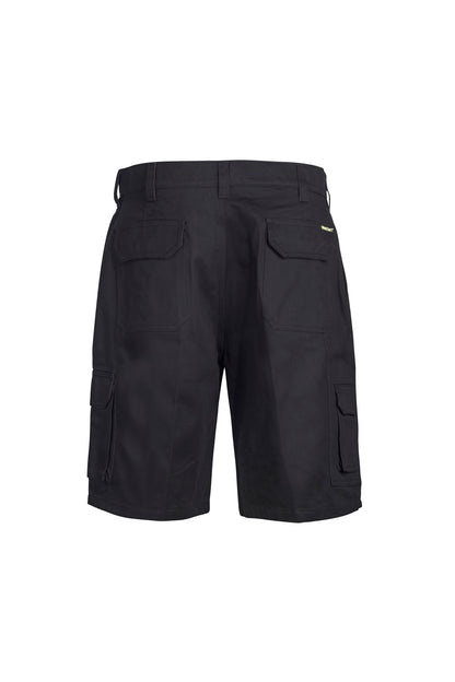 Workcraft WP3060 Mens Mid-Weight Cargo Cotton Drill Trouser in Black