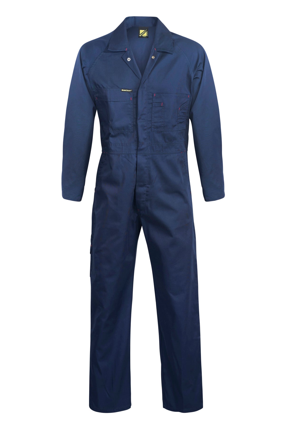 Workcraft WC3058L Mens Poly/Cotton Coveralls Long in Navy