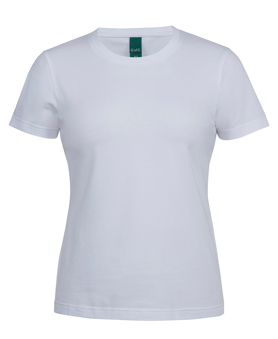 1STS1 Ladies Cotton S/S Stretch Tee (Womens)