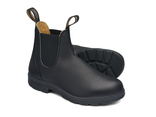 Blundstone 610 Black premium leather elastic side boot