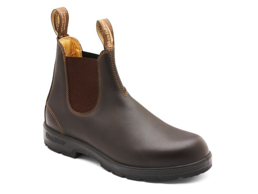 Blundstone 650 Walnut premium leather elastic side leather lined boot