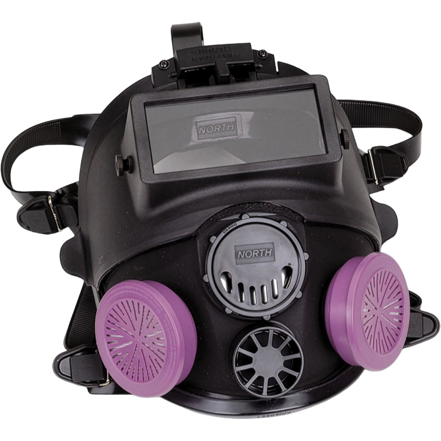 North NORTH 7600 Series Full face Silicone Mask Black Medium/Large