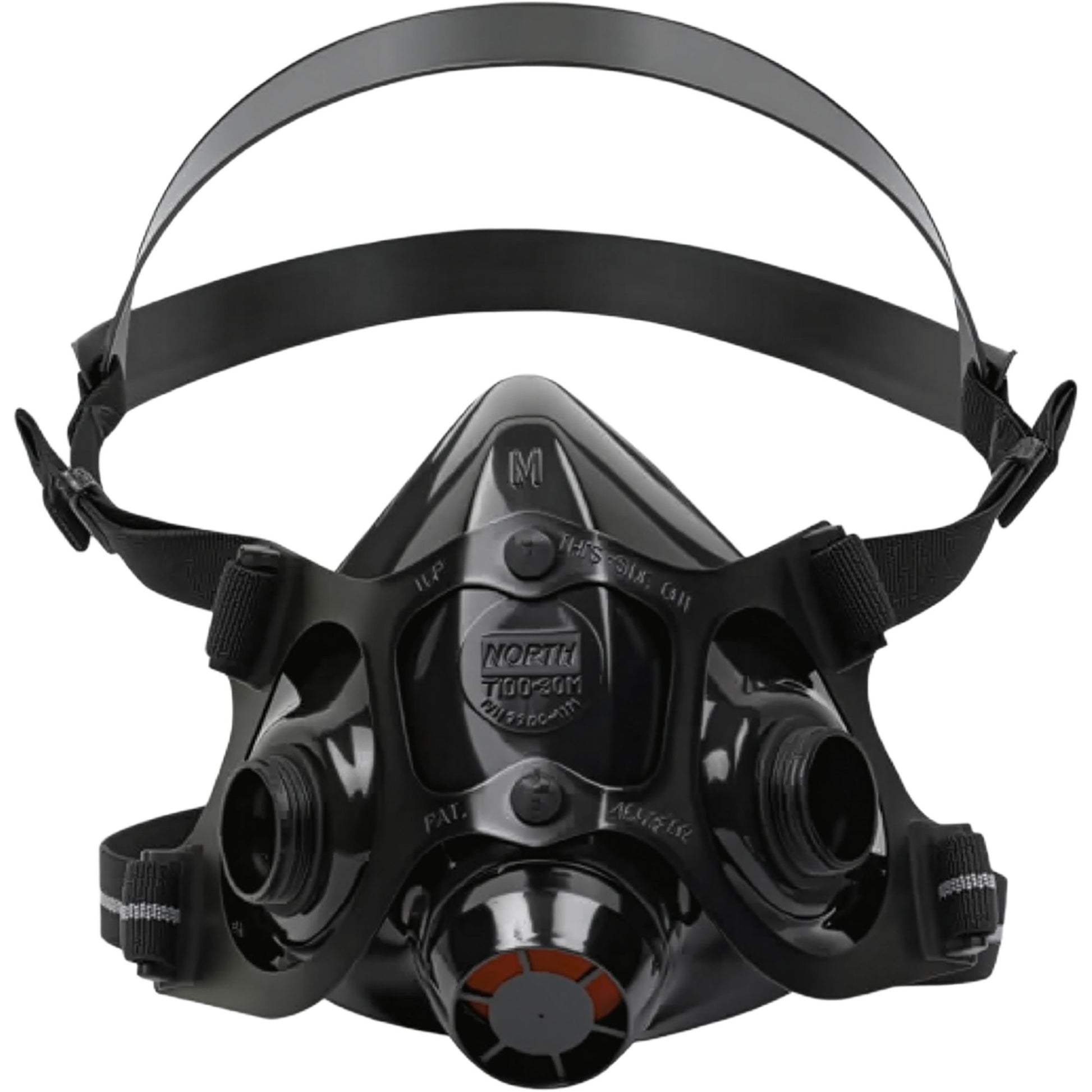 North NORTH 7700 Series Half Face Silicone Respirator Black Small