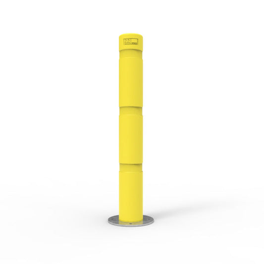 Bollard 140mm Surface Mounted with Skinz Bollard Sleeve