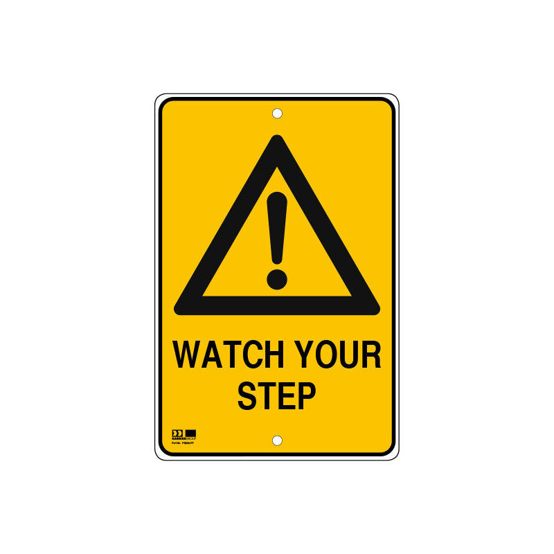 Pilot Sign - Watch Your Step - 300 x 450 x 1.4mm Polypropylene