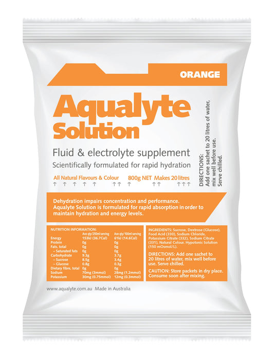 Maxisafe A-O800G10L Orange Flavour, 800g Sachets, Box of 10