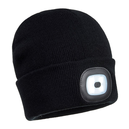 Portwest Junior Beanie LED Head Light in Black