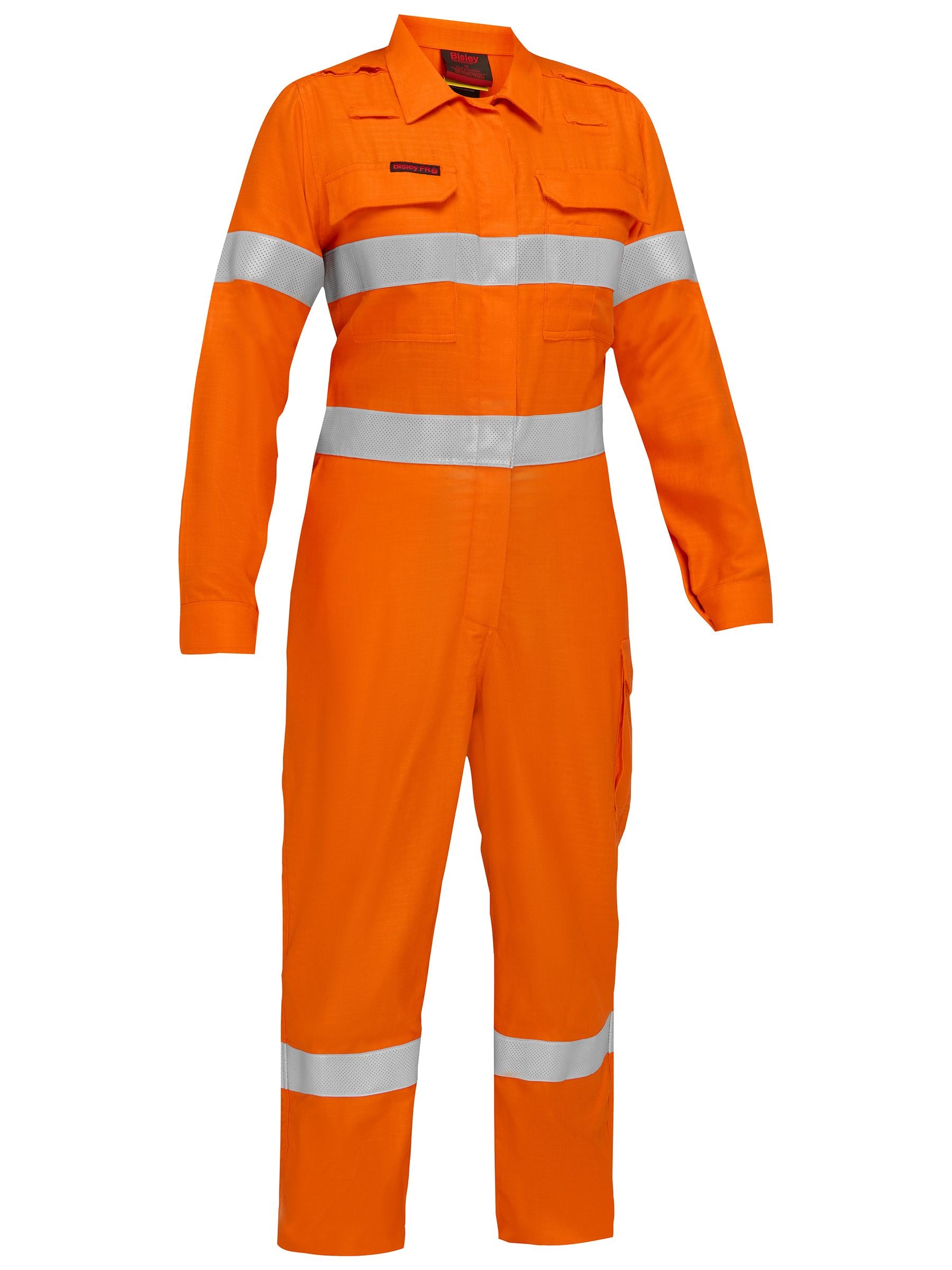 BCL8475T Apex 160/185 Women's Taped Hi Vis FR Zip Front Coverall