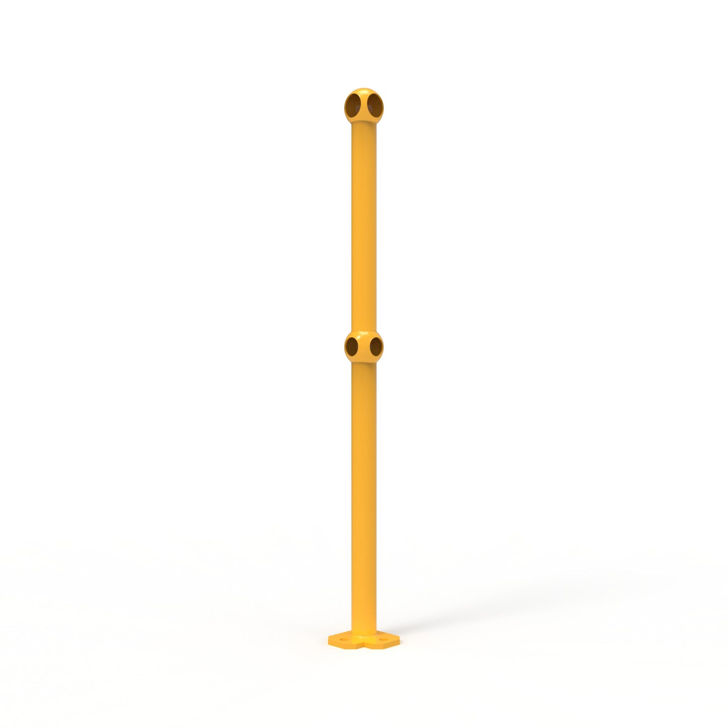 Ball Fence Corner Post Surface Mounted
