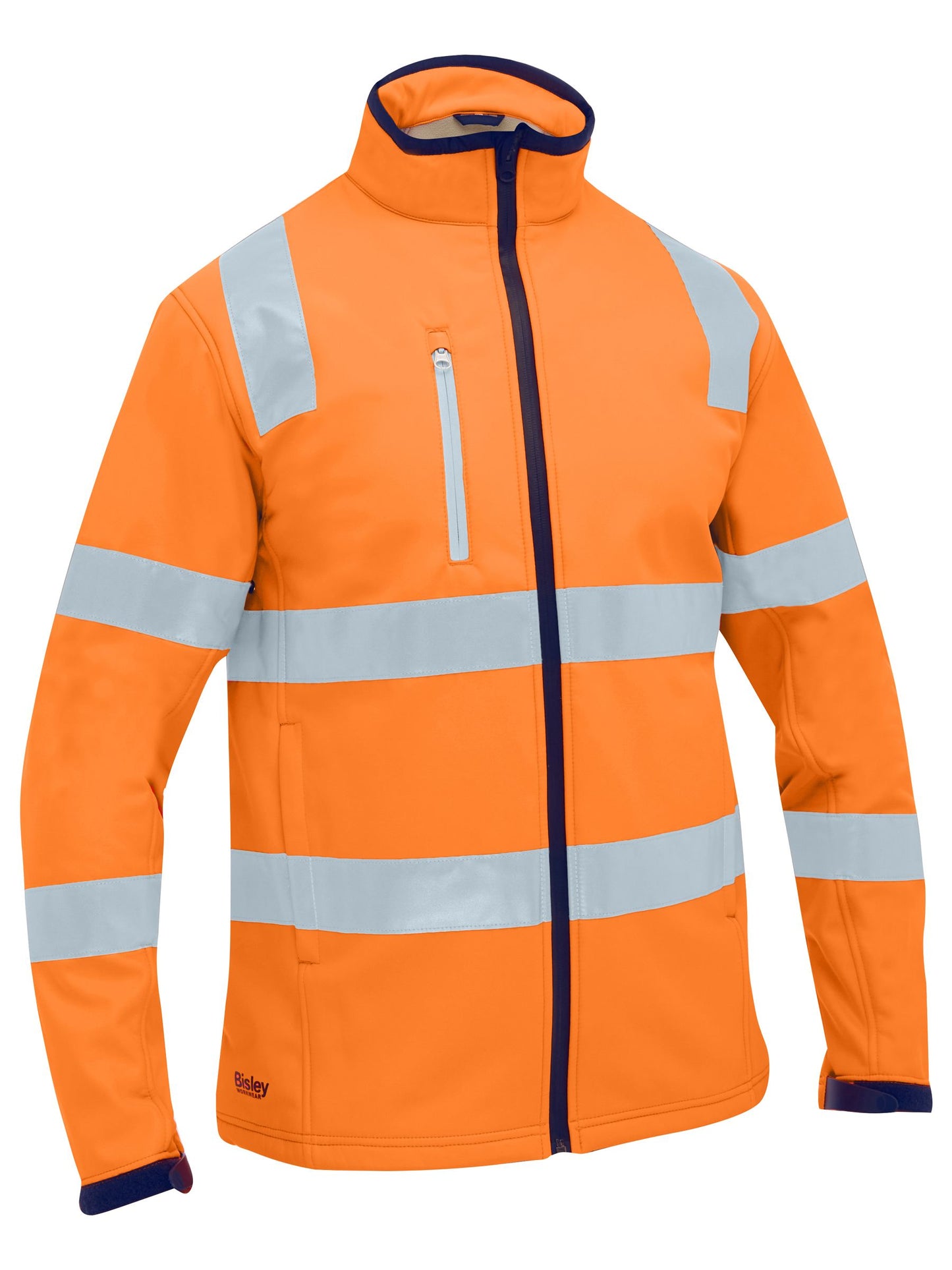 BJ6058T Taped Hi Vis Soft Shell Jacket