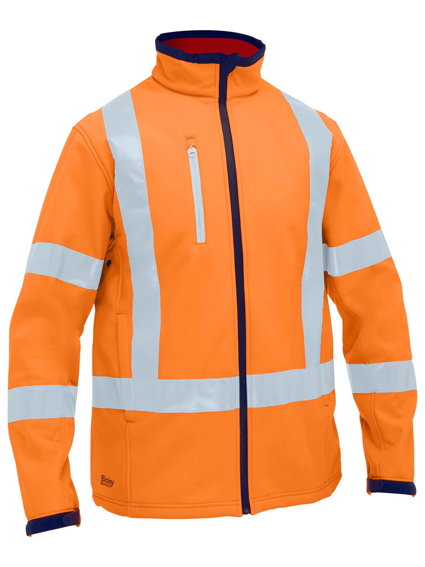 BJ6059XT X Taped Hi Vis Soft Shell Jacket