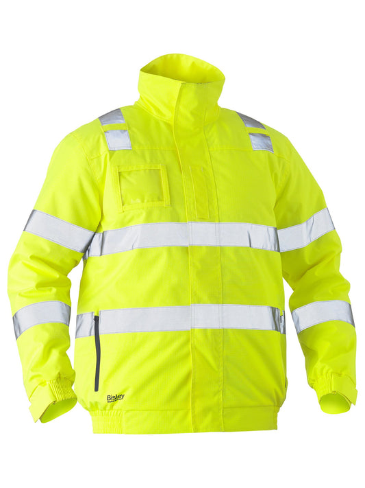 BJ6770T Taped Hi Vis Wet Weather Bomber Jacket