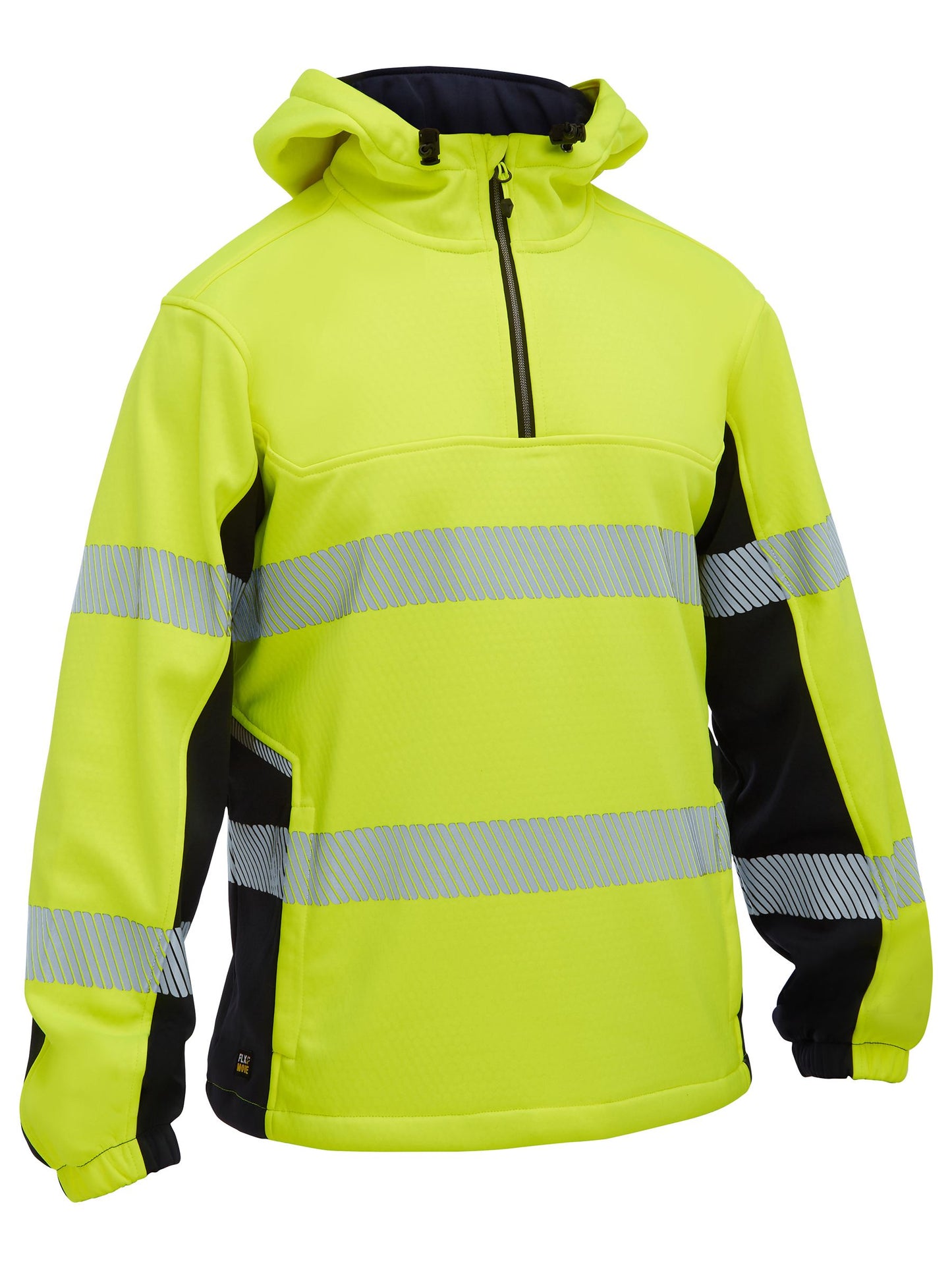 BK6571T Flx & Move™ Hi Vis Taped Liquid Repellent Fleece Hoodie