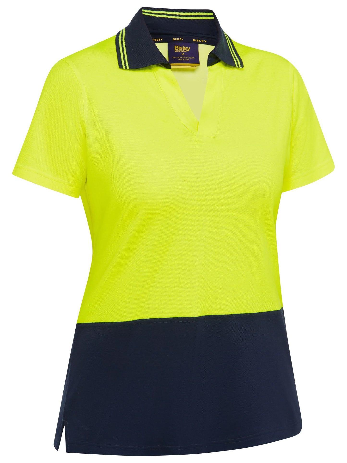 BKL1234 Women's Hi Vis V-Neck Polo