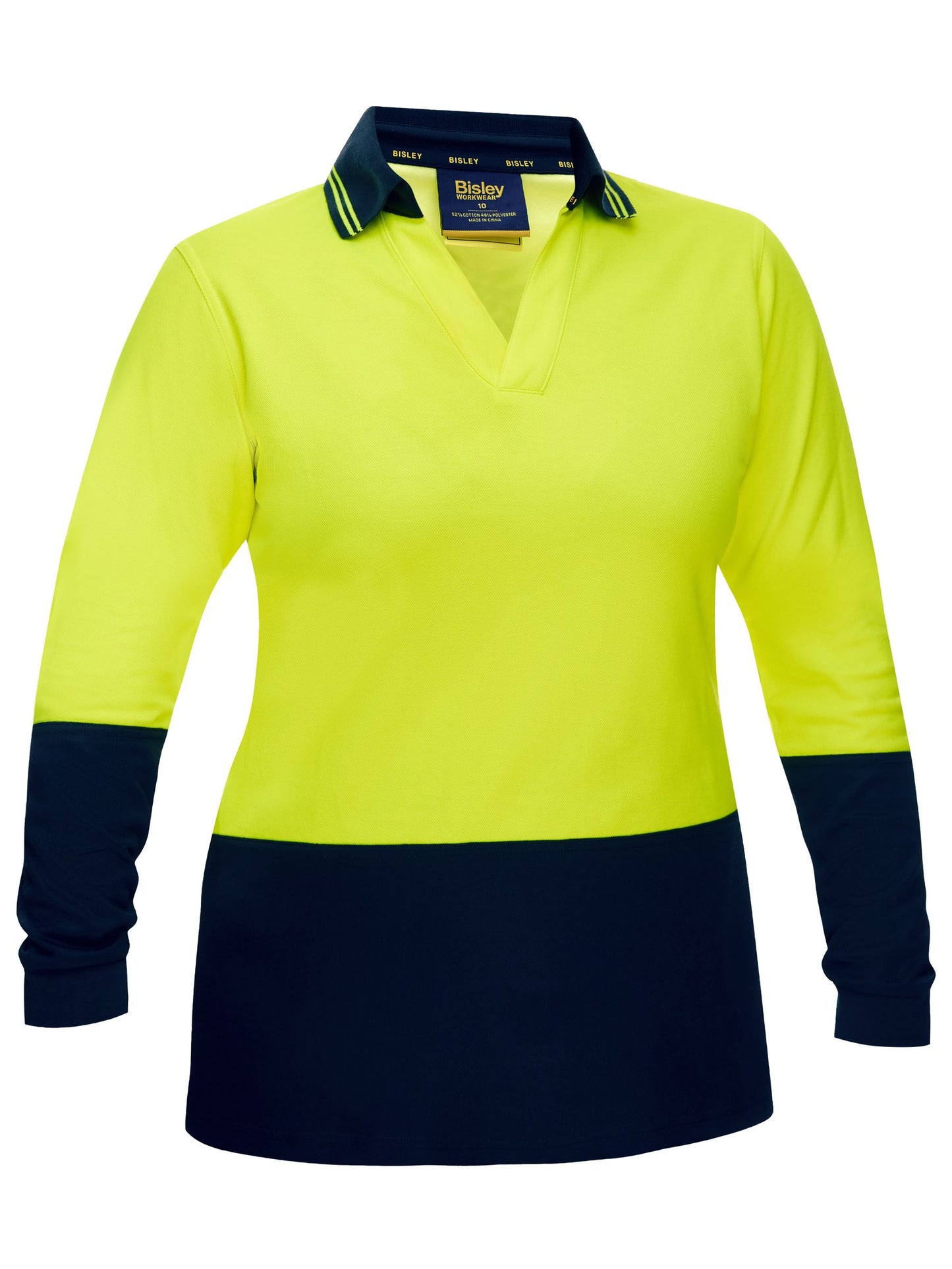 BKL6234 Women's Hi Vis V-Neck Polo