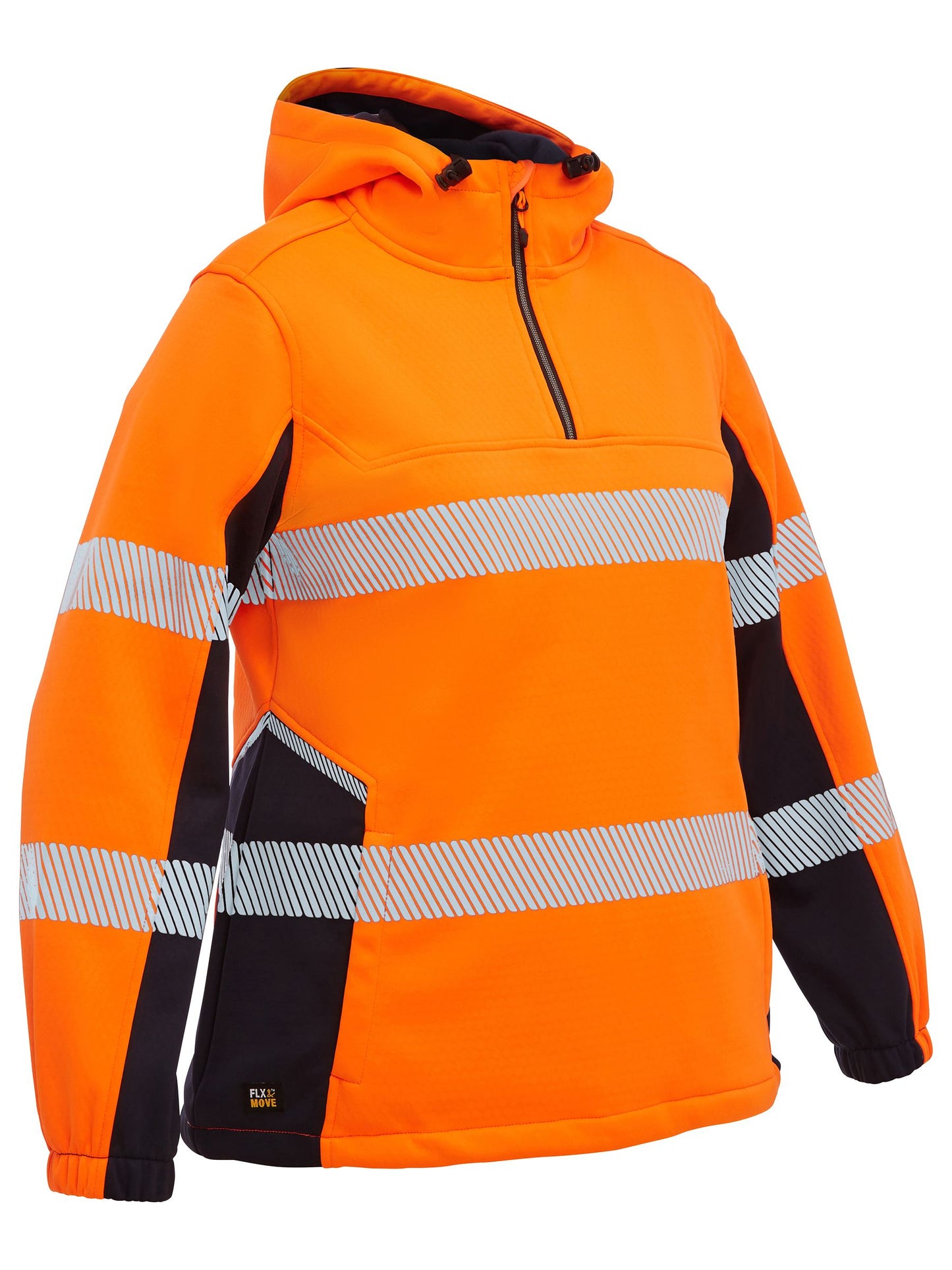 BKL6571T Women's Flx & Move™ Hi Vis Taped Liquid Repellent Fleece Hoodie