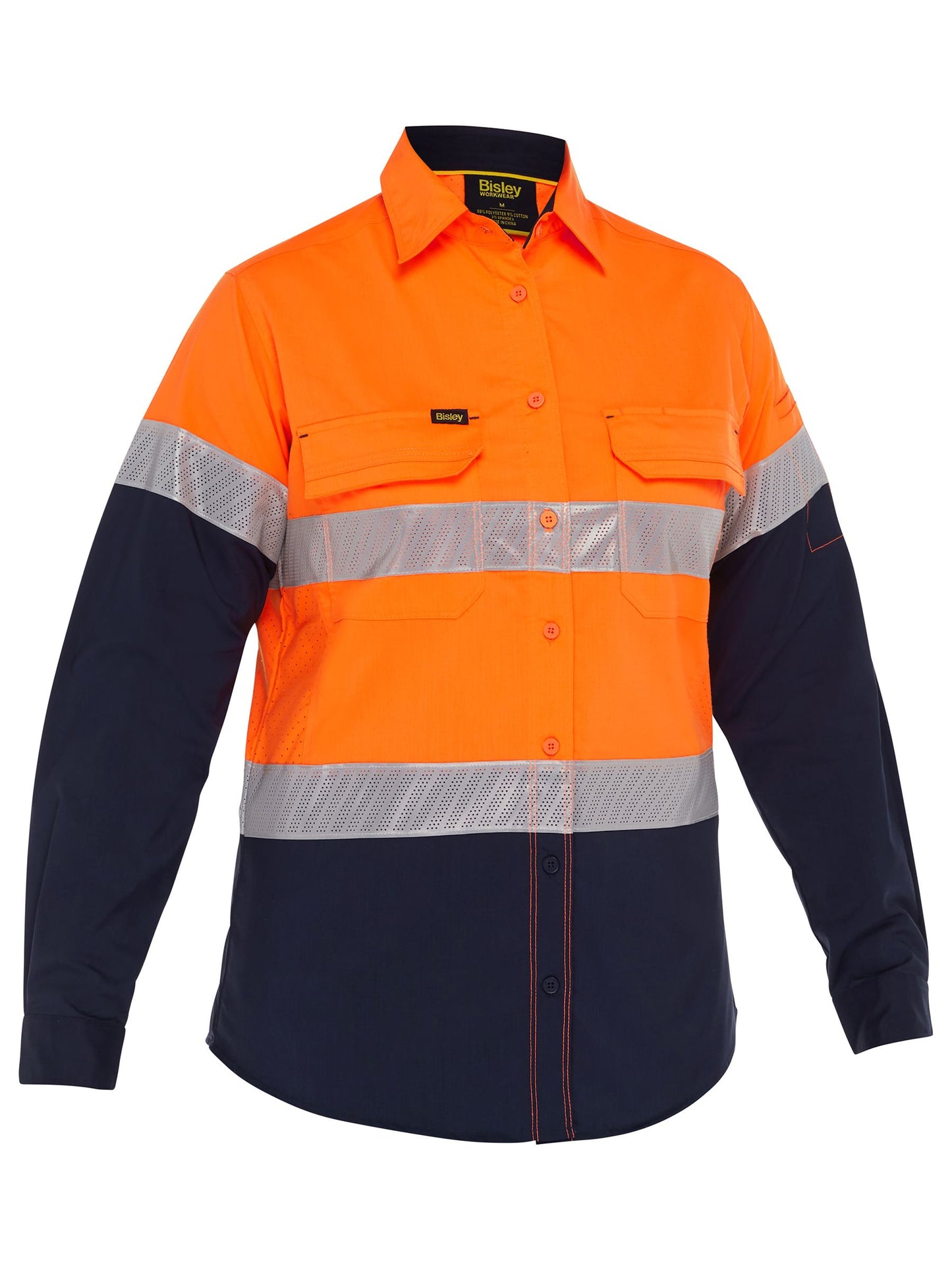 BL6491T Women's X Airflow™ Hi Vis Taped Stretch Ripstop Shirt