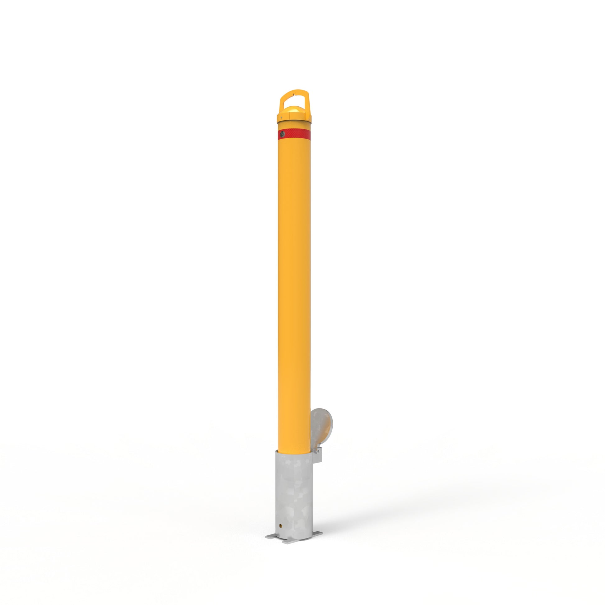 Bollard 90mm Self-Locking Removable Bollard With Sleeve Included Keyed Alike 304 SS