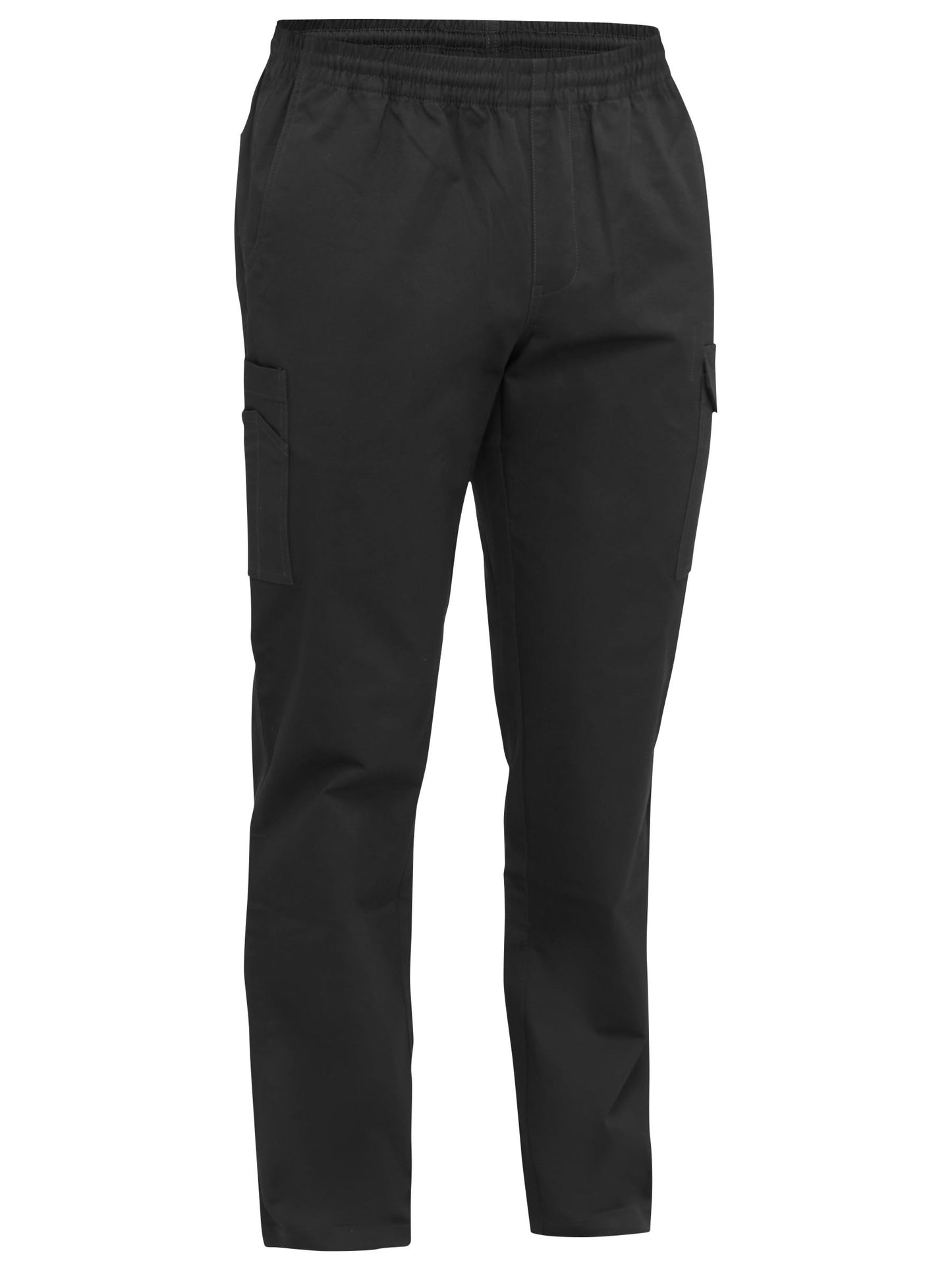 BPC6029 Stretch Cotton Drill Elastic Waist Cargo Work Pant