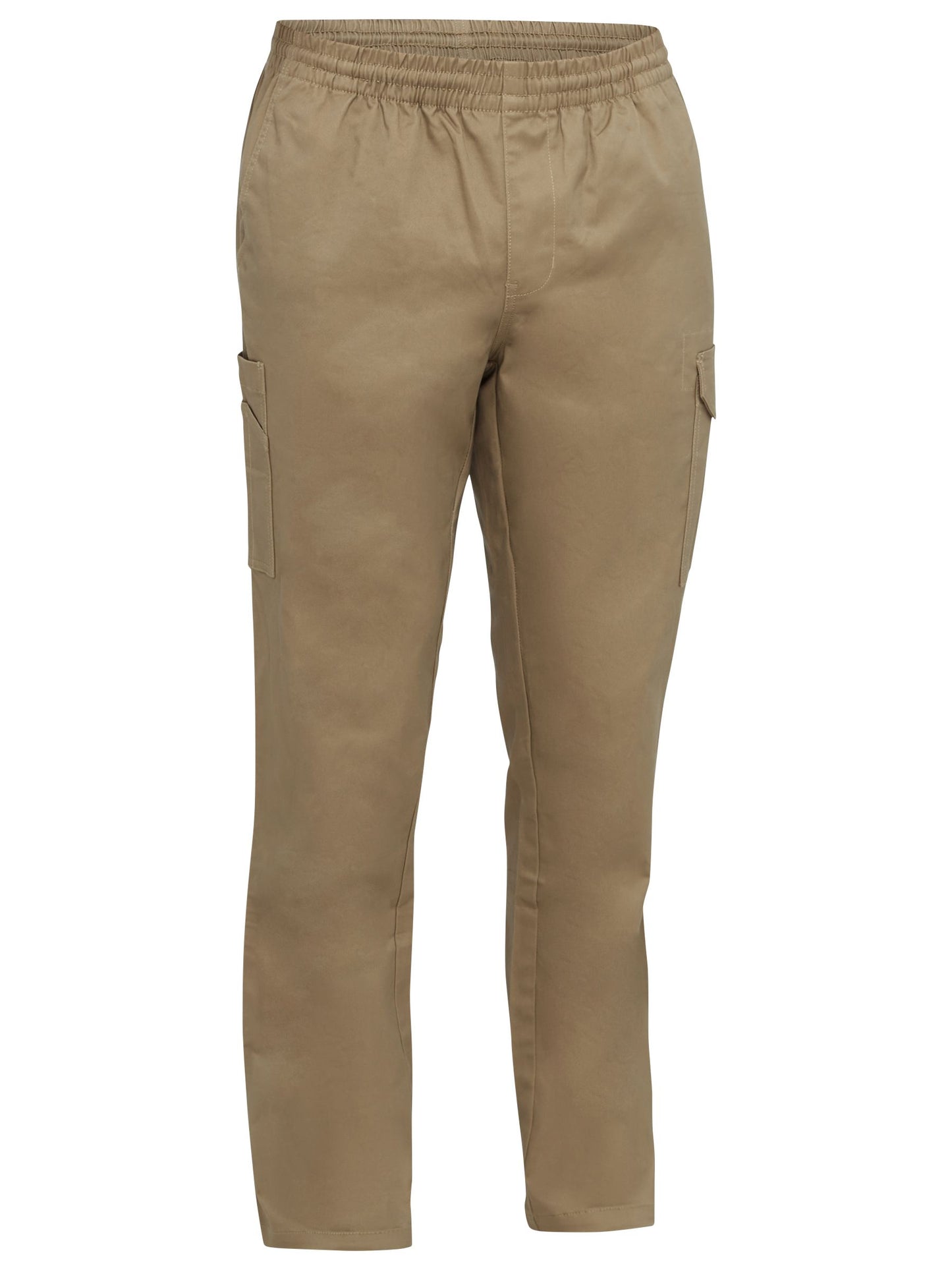 BPC6029 Stretch Cotton Drill Elastic Waist Cargo Work Pant