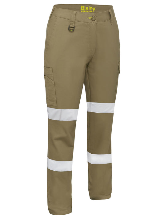 BPLC6008T Woman's Taped Stretch Cotton Drill Cargo Pants