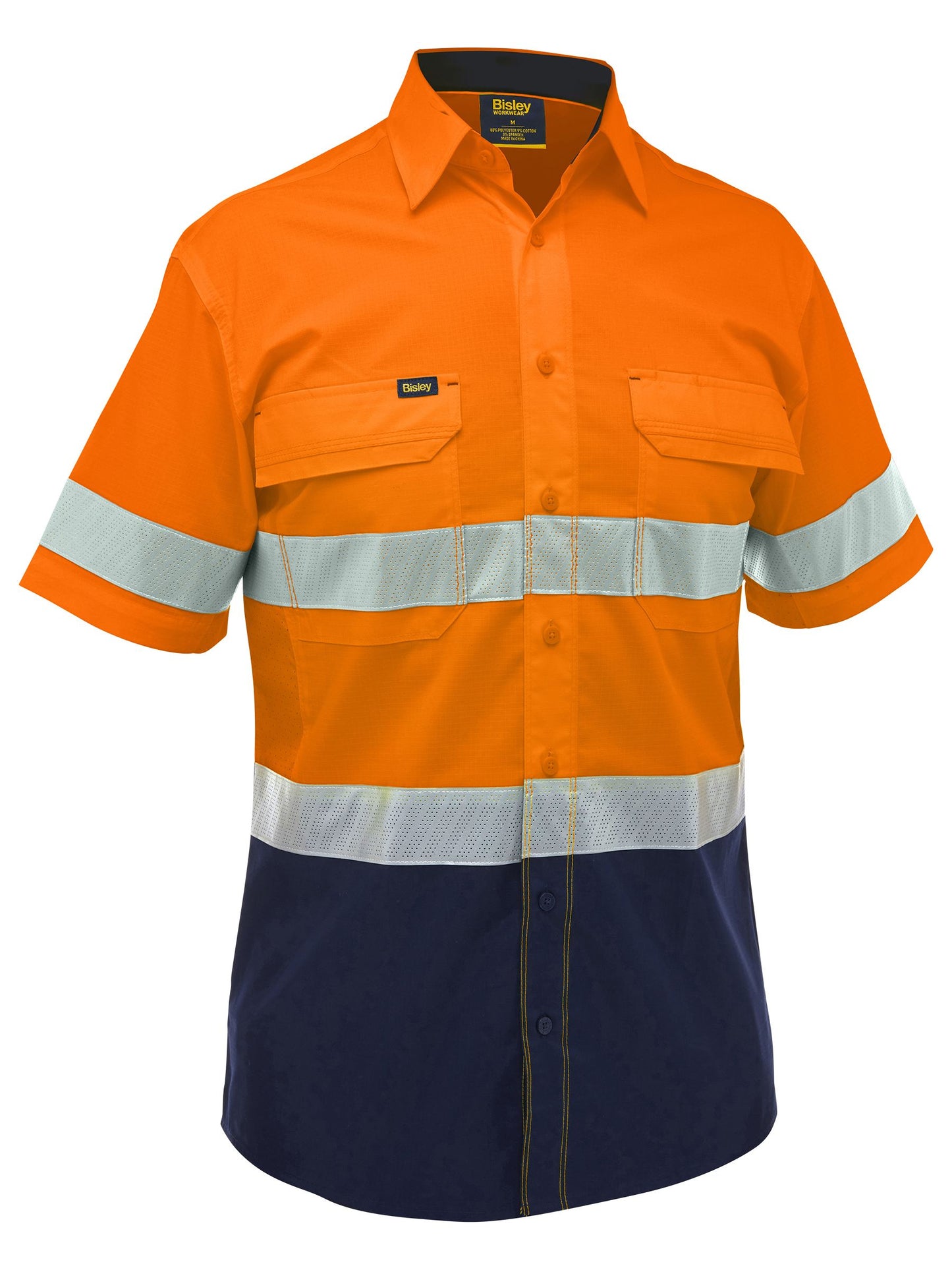 BS1491T X Airflow™ Hi Vis Taped Stretch Ripstop Shirt