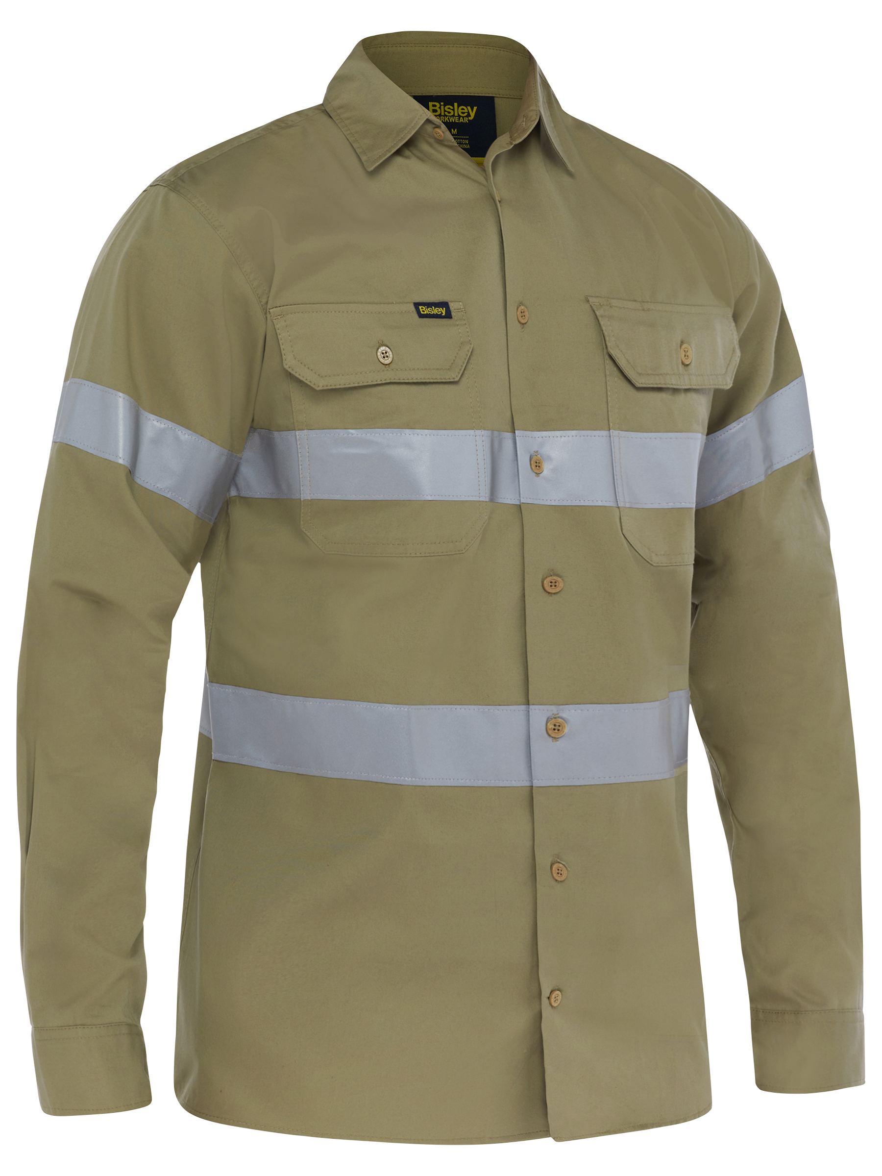 BS6883T Taped Cool Lightweight Drill Shirt
