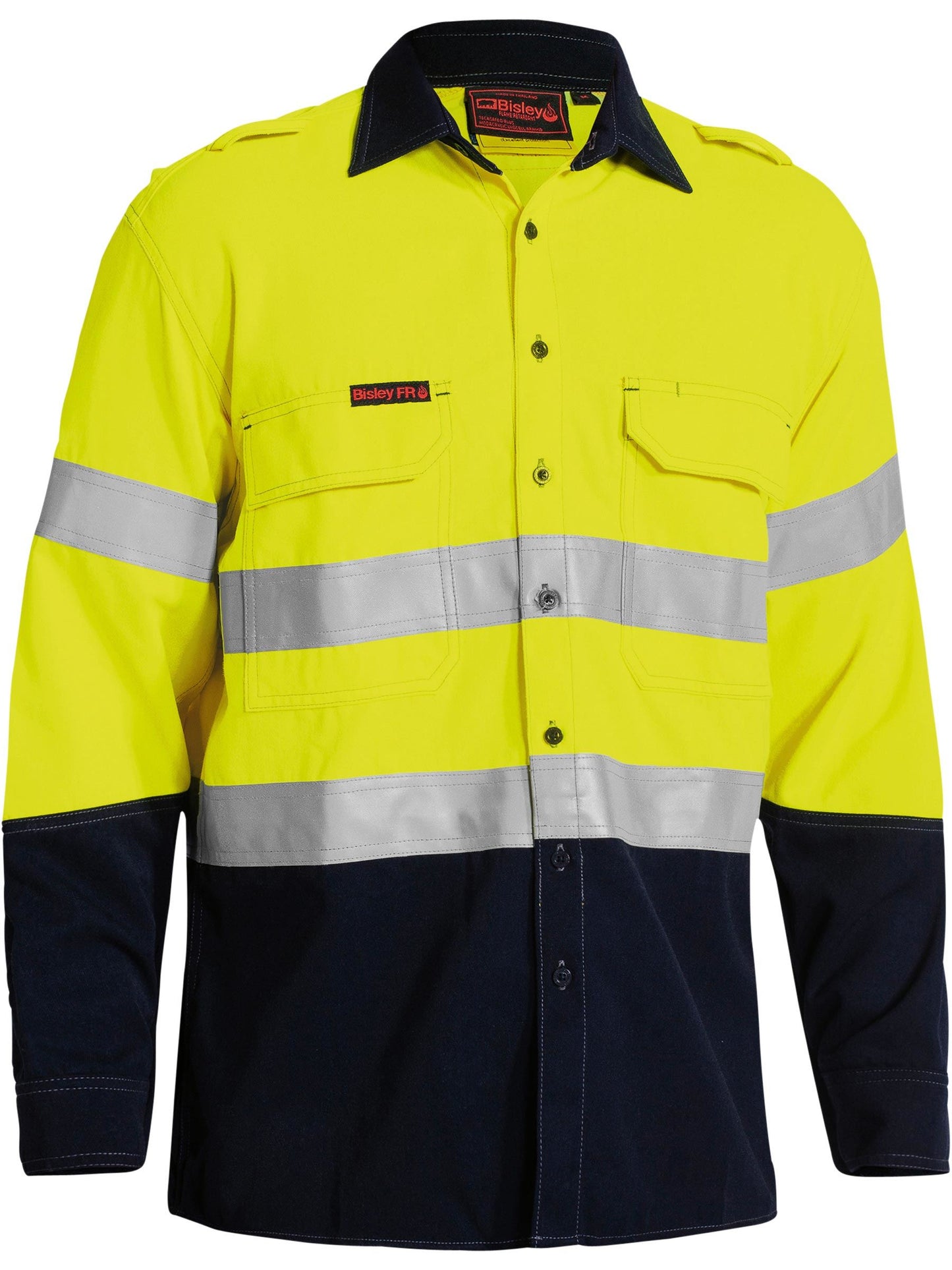 BS8082T TenCate Tecasafe® Plus 700 Taped Hi Vis FR Vented Shirt