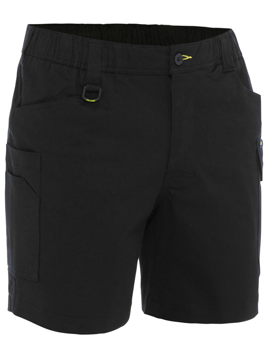 BSHC1018 Stretch Cotton Elastic Waist Cargo Short