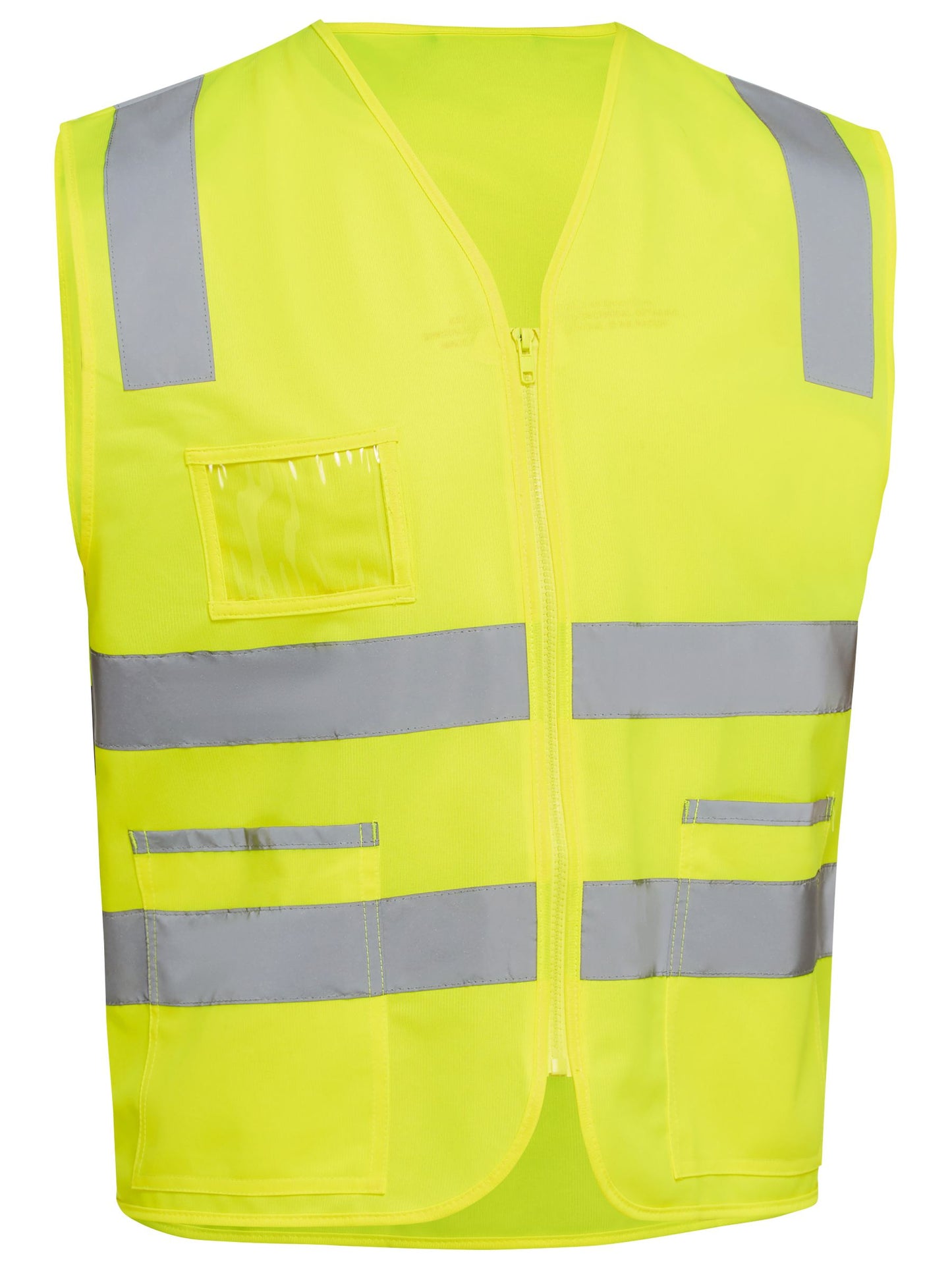 BV0341T Taped Hi Vis Safety Zip Vest