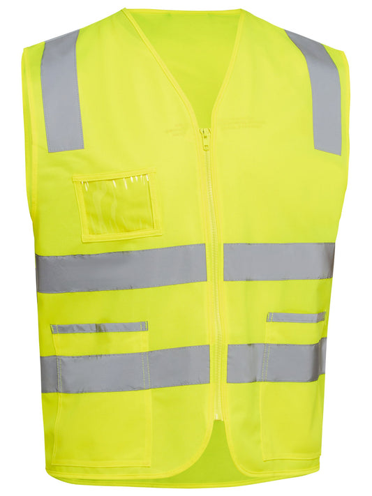 BV0341T Taped Hi Vis Safety Zip Vest