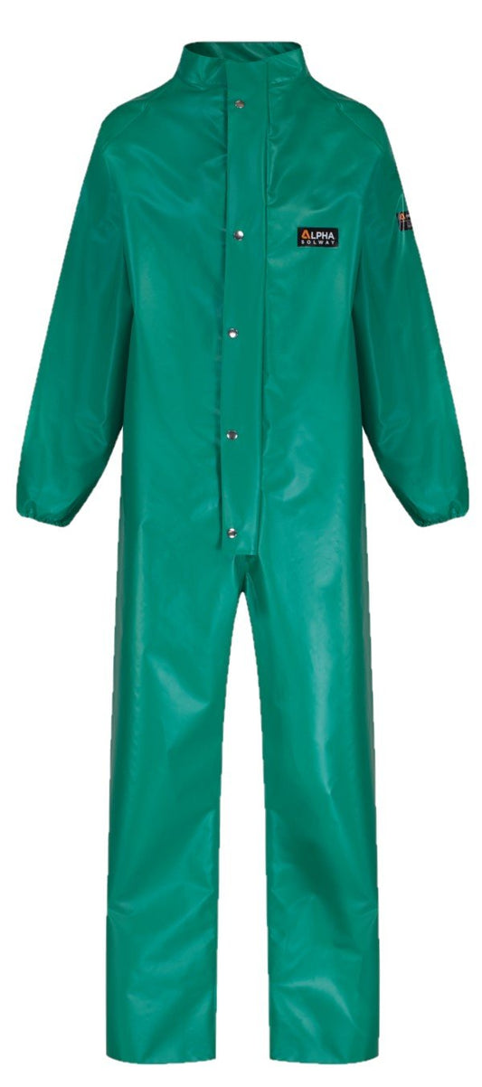 Maxisafe CPC980 Chemmaster Green PVC Coverall