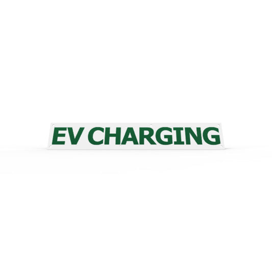 Wheel Stop Sign - EV CHARGING