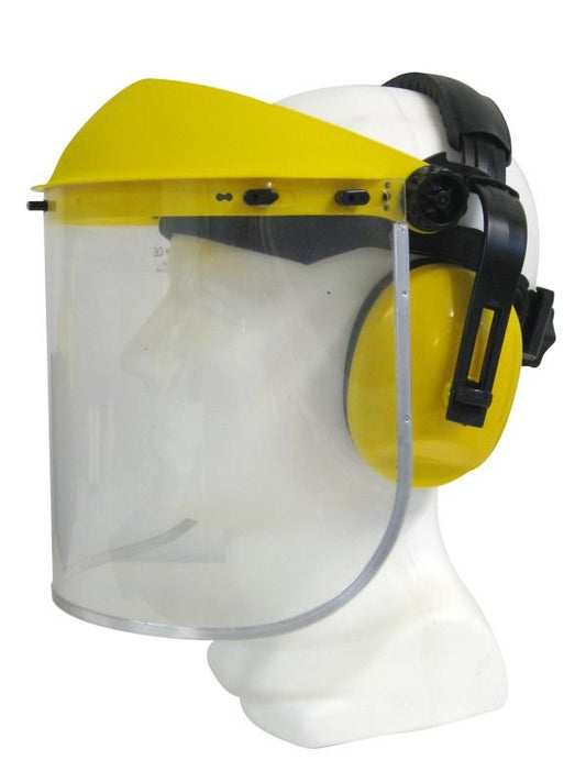 Maxisafe EBE565 Clear Faceshield & Earmuff Assembly