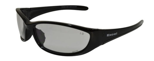 Maxisafe EDE315 Excel Black Frame Clear Safety Glasses