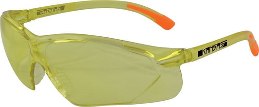 Maxisafe EKA303 KANSAS Safety Glasses with Anti-Fog - Amber Lens