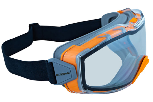 Maxisafe EPG420 Premium Duo-Spherical Monogoggles - Clear Lens